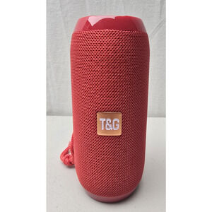 Portal Speaker TG117 Bluetooth Aux Cable & Memory Card Slot T&G Speaker Red